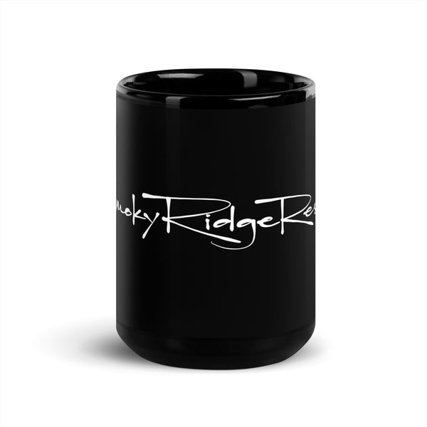 Smoky Ridge Reserve Black Glossy Mug