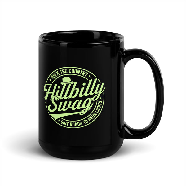 Hillbilly Swag Black Glossy Mug