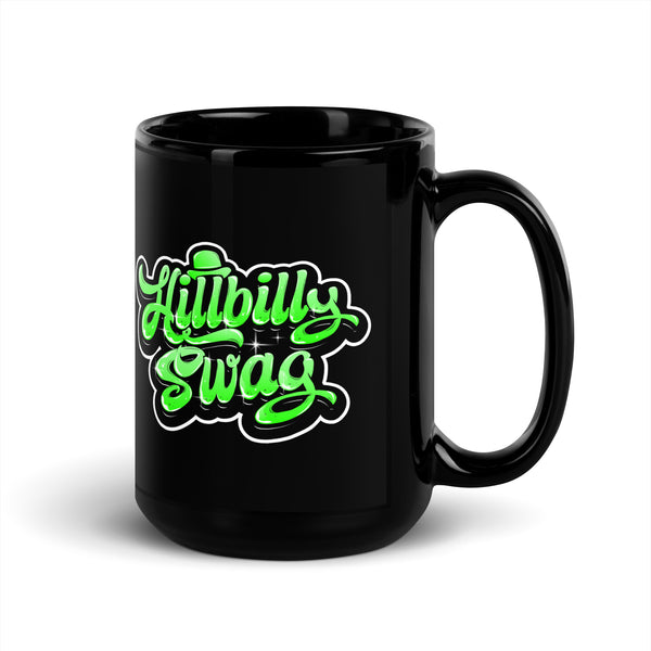 Hillbilly Swag II Black Glossy Mug