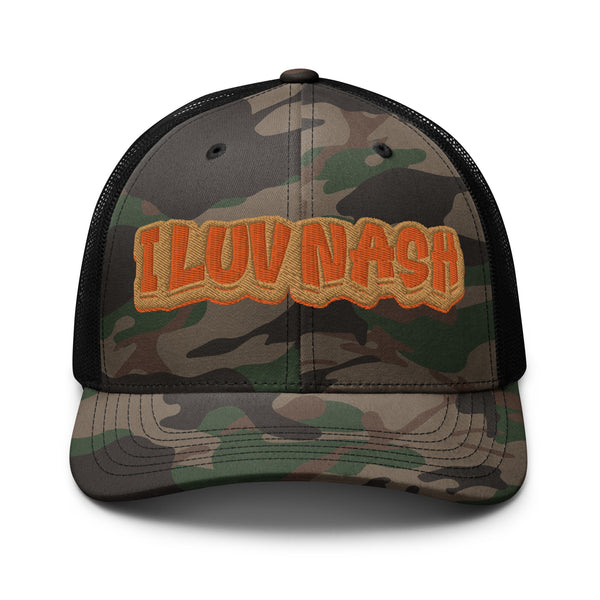 ILN-0 Camouflage trucker hat