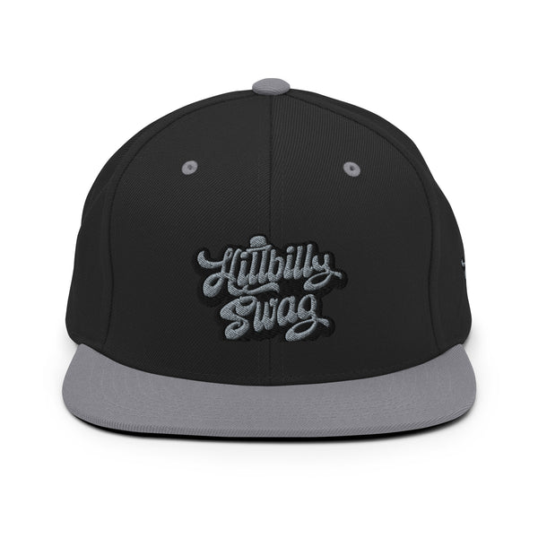 Hillbilly Swag Grey Snapback Hat