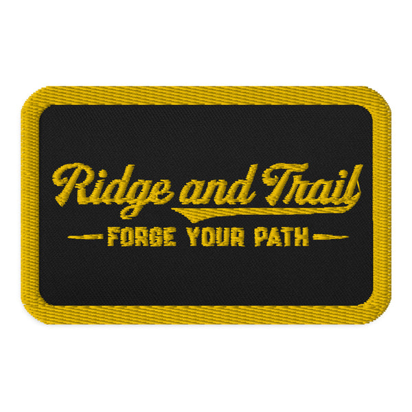 Ridge and Trail Embroidered patches