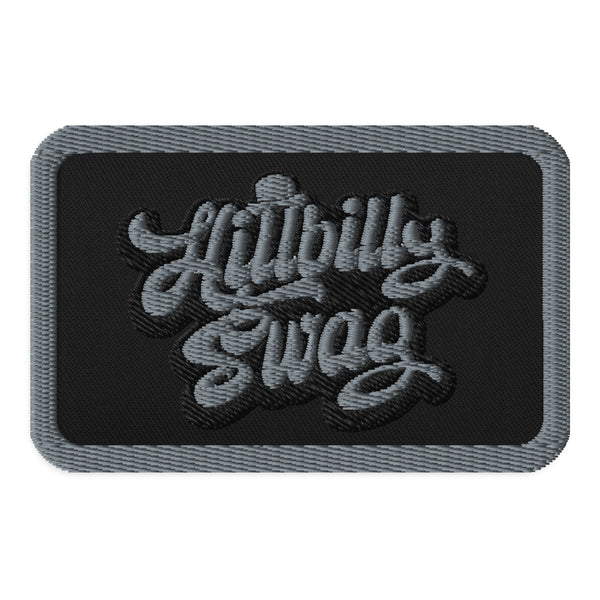 Hillbilly Swag Grey Embroidered patches