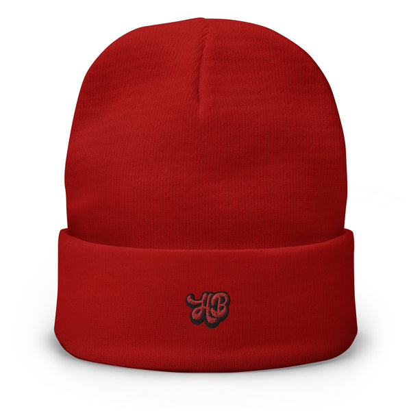 Hillbilly Swag HB Red Embroidered Beanie