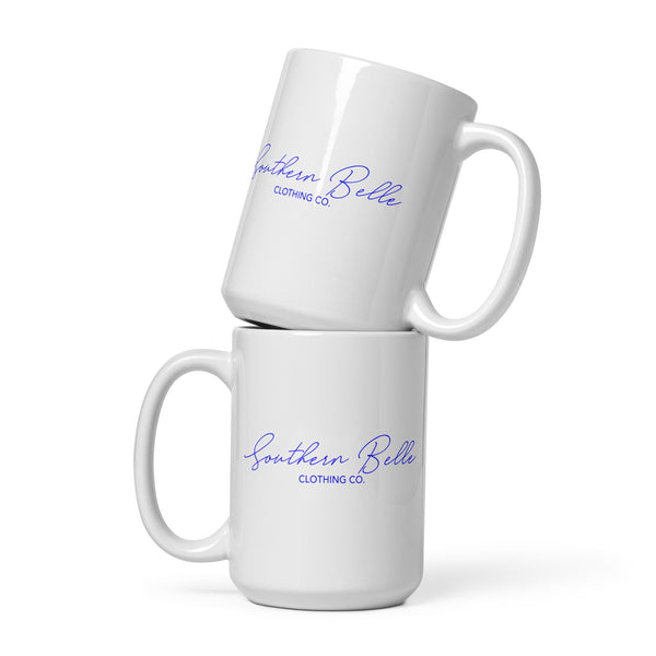 Southern Belle Clothing Co. White glossy mug