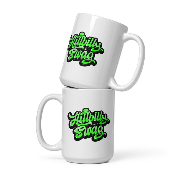 Hillbilly Swag White Glossy Mug