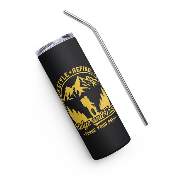 Ridge and Trail Stainless Steel Tumbler